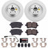 Power Stop 16-18 Audi A7 Quattro Rear Z23 Evolution Sport Coated Brake Kit