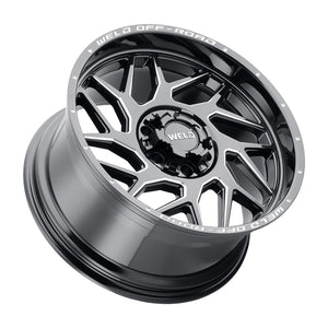 Weld Off-Road W117 20X10 Fulcrum 6X135 6X139.7 ET-18 BS4.75 Gloss Black MIL 106.1