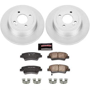 Power Stop 12-18 Hyundai Accent Rear Z17 Evolution Geomet Coated Brake Kit