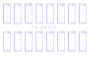 King Ford (USA) Eng 445 T/D (Size +0.10) Connecting Rod Bearing - Set of 8 Pairs