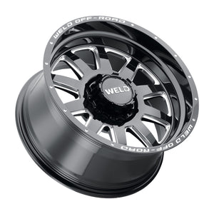 Weld Off-Road W102 20X10 Stealth 8X170 ET-18 BS4.75 Gloss Black MIL 125.1