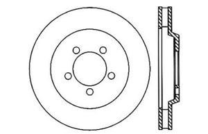 StopTech 05-10 Ford Mustang GT Front Right Slotted & Drilled Rotor