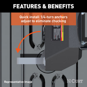 Curt Q24 5th Wheel Hitch w/Ford Puck System Legs