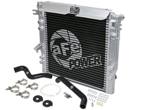 aFe BladeRunner GT Series Bar and Plate Radiator w/ Black Hoses 07-11 Jeep Wrangler (JK) V6 3.8L