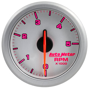 Autometer Airdrive 2-1/6in Tachometer Gauge 0-5K RPM - Silver