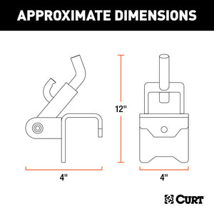 Curt Replacement Weight Distribution Hookup Bracket