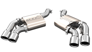 QTP 16-18 Chevrolet Camaro SS 6.2L 304SS Screamer Axle Back Exhaust w/4in Quad Tips