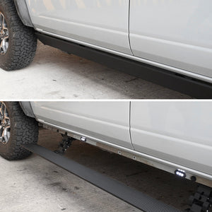 RealTruck 15-24 Ford F-150 SC 4dr VoltStep Electric Running Board Kit - Tex. Blk