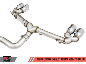 AWE Tuning MK7.5 Golf R Track Edition Exhaust w/Chrome Silver Tips 102mm