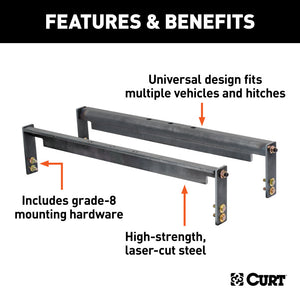 Curt Universal Over-Bed Gooseneck Installation Brackets