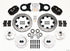 Wilwood Forged Dynalite Front Kit 12.19in Drilled 1965-1969 Mustang Disc & Drum Spindle