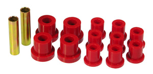 Prothane 54-62 Chevy Corvette Rear Leaf Spring Bushings - Red