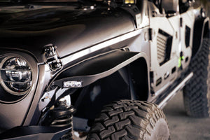 DV8 Offroad 18-23 Jeep Wrangler JL Slim Fender Flares