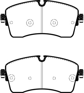 EBC 2018+ Jaguar E-Pace 2.0L Turbo (246) Greenstuff Front Brake Pads