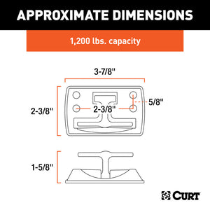 Curt Fold-Away Rope Hook (1200lbs Packaged)