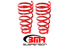 BMR 10-15 5th Gen Camaro V6 Rear Lowering Springs - Red