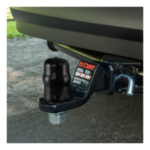 Curt Trailer Ball Cover (Fits 2-5/16in Balls Black Rubber)