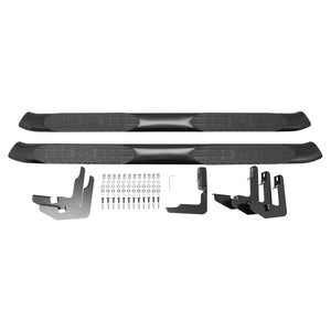 Westin 2007-2013 Chevy Silverado 1500 Crew Cab PRO TRAXX 5 Oval Nerf Step Bars - Black