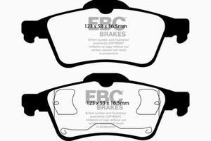 EBC 03-05 Mazda 3 2.0 Yellowstuff Rear Brake Pads