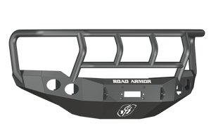 Road Armor 11-14 Chevy 2500 Stealth Front Winch Bumper w/Titan II Guard - Tex Blk