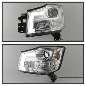 Spyder 04-15 Nissan Titan / 04-07 Nissan Armada V2 Projector Headlights - Chrome PRO-YD-NTI04-DRL-C