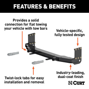 Curt 16-19 Buick Envision Custom Tow Bar Base Plate