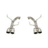Remark 11-14 Subaru WRX/STI GR (GV) Sedan Axle Back Exhaust w/Stainless Steel Double Wall Tip