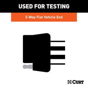 Curt 5-Way Flat Connector Tester