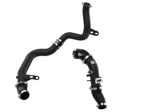 aFe 19-22 Hyundai Veloster N L4 2.0L (t) BladeRunner Aluminum Hot & Cold Charge Pipe Kit - Black