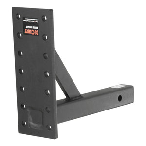 Curt Adjustable Pintle Mount (2in Shank 10000lbs 13in High 12in Long)