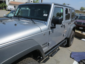 RBP RX-7 Step Bars 07-17 Jeep Wrangler JK (4-Door) - Black