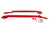 BMR 93-02 F-Body Non-Convertible Bolt-On Boxed Subframe Connectors - Red
