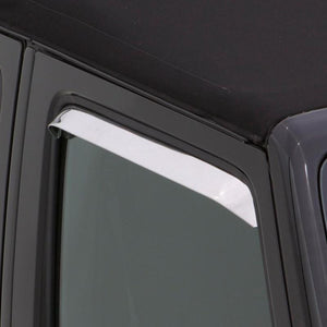 AVS 95-97 Paccar/Kenworth K100 Ventshade Window Deflectors 2pc - Stainless