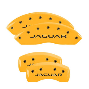 MGP 4 Caliper Covers Engraved Front & Rear i-Vtec Yellow finish black ch