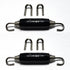 Ticon Industries Black Silicone Titanium Spring Tab and Spring Kit (4 Tabs/2 Springs) - 2 Pack