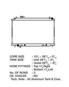 CSF 03-06 Nissan 350Z Radiator