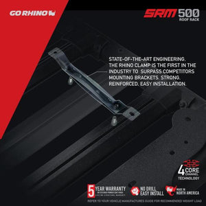 Go Rhino SRM 500 Roof Rack - 65in