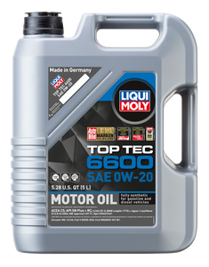 LIQUI MOLY 5L Top Tec 6600 Motor Oil SAE 0W20