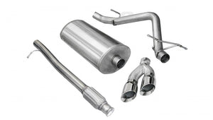 Corsa 2010-2013 Chevrolet Silverado Crew Cab/Short Bed 1500 4.8L V8 Polished Sport Cat-Back Exhaust