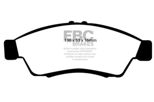 EBC 06-07 Suzuki Aerio 2.3 Greenstuff Front Brake Pads