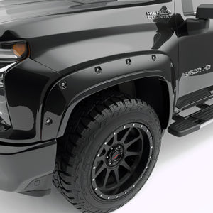 EGR 20-23 Chevrolet Silverado 2500Hd/3500Hd Traditional Bolt-On Look Fender Flares Black Set Of 4