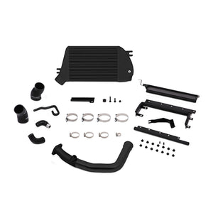 Mishimoto 2015 Subaru WRX Top-Mount Intercooler Kit - Powder Coated Black & Black Pipes