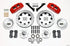 Wilwood Dynapro 6 Front Hub Kit 12.19in Drilled Red 79-81 Camaro