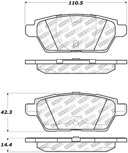 StopTech Street Select Brake Pads