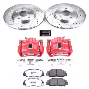 Power Stop 98-02 Honda Accord Front Z26 Street Warrior Brake Kit w/Calipers