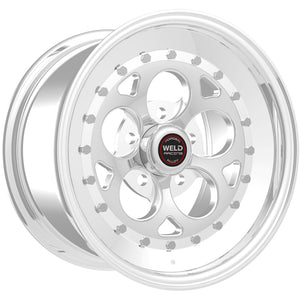 Weld Magnum III 15x10 / 5x4.75 BP / 3.5in. BS Polished Wheel - Non-Beadlock