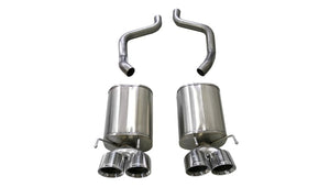 Corsa 2005-2007 Chevrolet Corvette (C6) 6.0L/6.2L Polished Sport Axle-Back Exhaust w/4.5in Tips