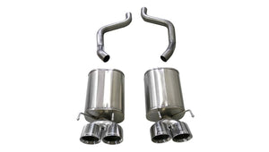 Corsa 09-13 Chevrolet Corvette (C6) 6.2L Polished Sport Axle-Back Exhaust w/4.5in Tips