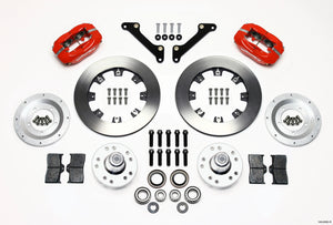 Wilwood Forged Dynalite Front Kit 12.19in Drilled Red 70-78 Camaro