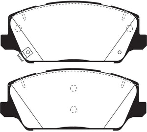 EBC 2017+ Kia Cadenza 3.3L Ultimax2 Front Brake Pads